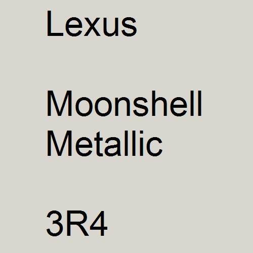 Lexus, Moonshell Metallic, 3R4.